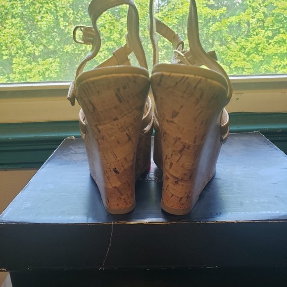 JustFab Wedge Sandals - Picture 3 of 5